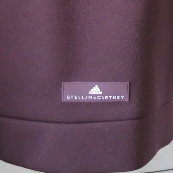 Stella McCartney for Adidas Maroon Hoodie Jacket - Size Small - Picture 4 of 6